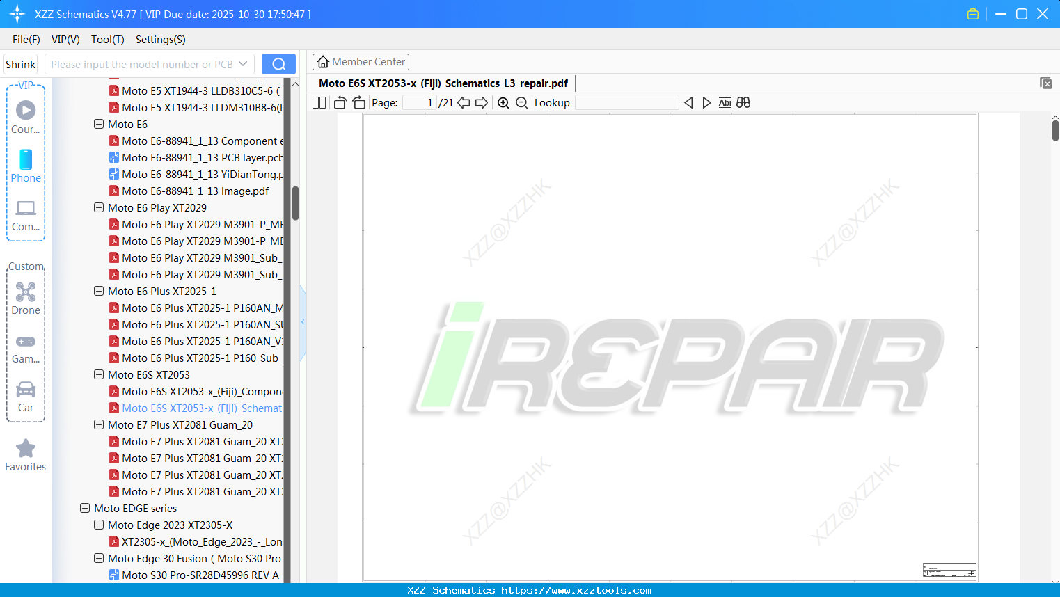 Motorola Moto E6S XT2053-x_(Fiji)_Schematics_L3_repair